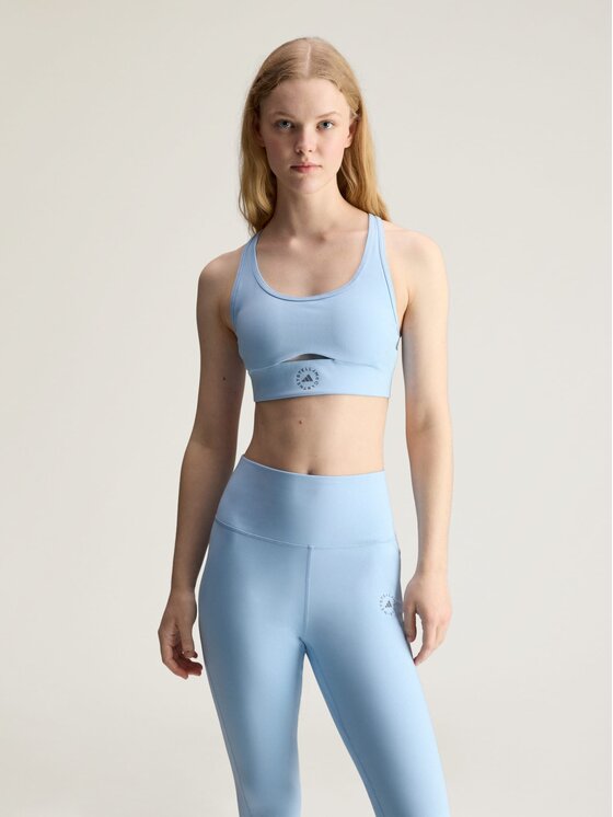 adidas by Stella McCartney adidas by Stella McCartney Biustonosz sportowy 167661 Niebieski jasny