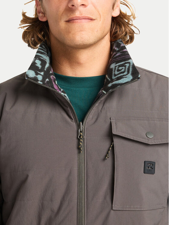 Billabong Billabong Μπουφάν μεταβατικό Unwind Revo EBYJK00124 Γκρι Regular Fit