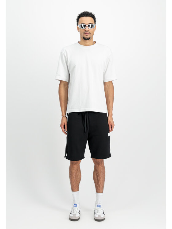 Alpha Industries Alpha Industries Szorty Alpha Studio Rubber Logo Short Czarny Loose Fit