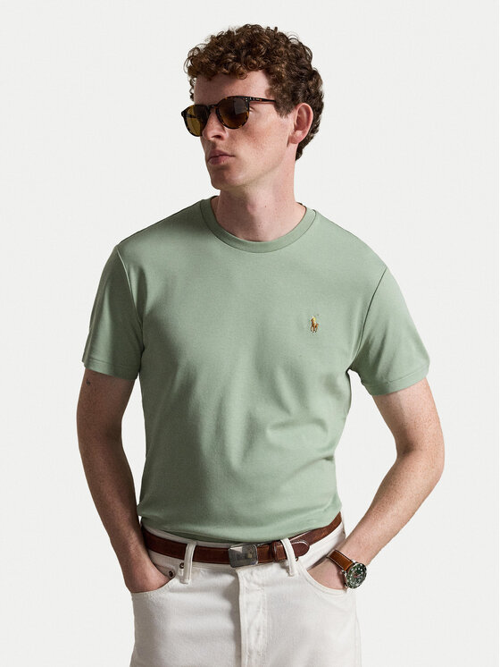 Polo Ralph Lauren Polo Ralph Lauren T-shirt 710740727505 Verde chiaro Regular Fit