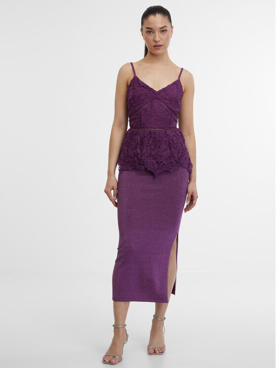 Orsay Orsay Top 1000414X3325__34 Fioletowy Regular Fit