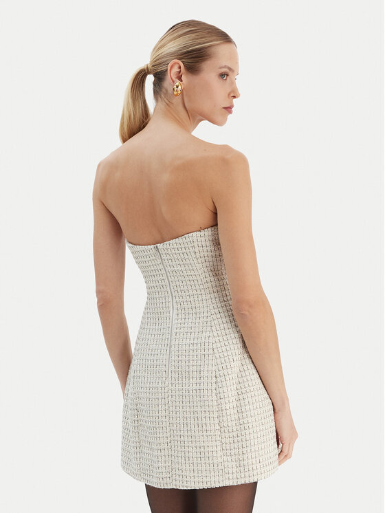 Bardot Bardot Koktel haljina Florine 60134DB Écru Slim Fit