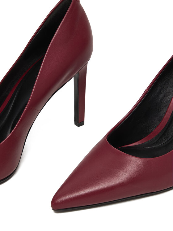 Calvin Klein Calvin Klein Szpilki Ess Stiletto 90 HW0HW02608 Bordowy