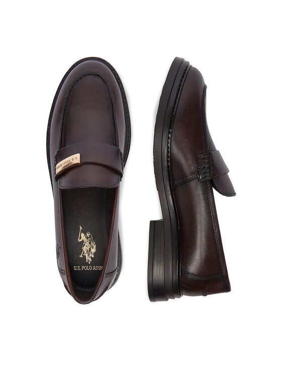 U.S. Polo Assn. U.S. Polo Assn. Loaferai EO-ALYA001W/6L1 Tamsiai ruda