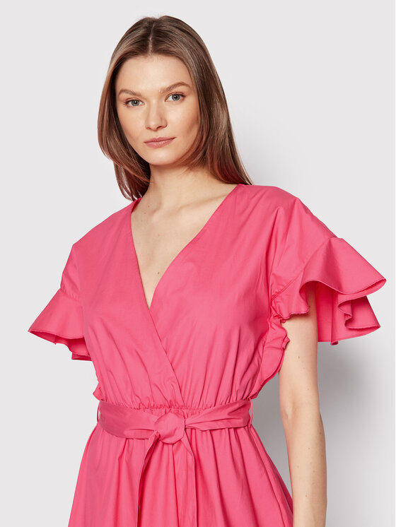 Fracomina Fracomina Rochie de zi FP22SD1023W40001 Roz Regular Fit