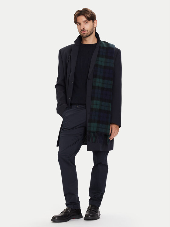 Bugatti Bugatti Vuneni kaput 821628-84221 D Tamnoplava Regular Fit