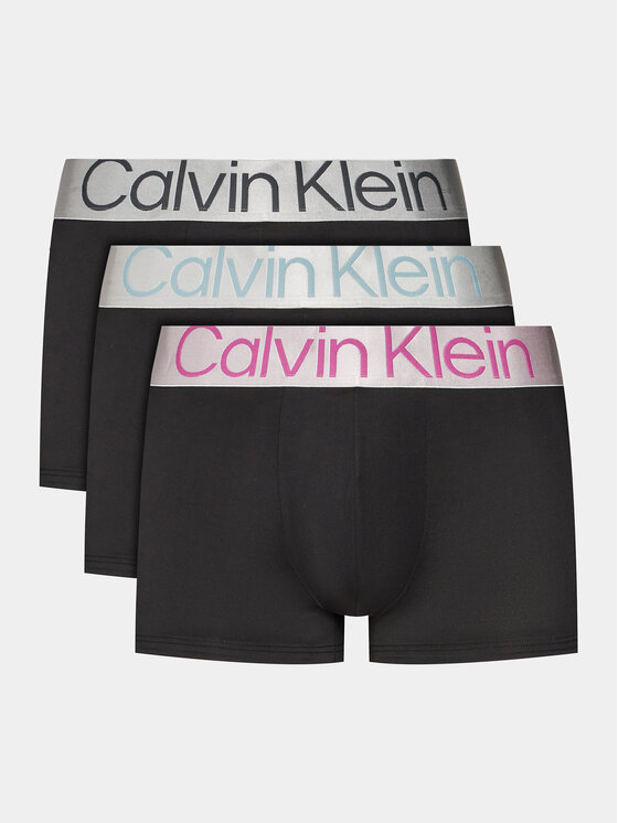Calvin Klein Underwear Set 3 parov boksaric 000NB3074A Črna