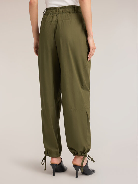 Motivi Motivi Spodnie materiałowe P025W100881N035 Zielony Baggy Fit