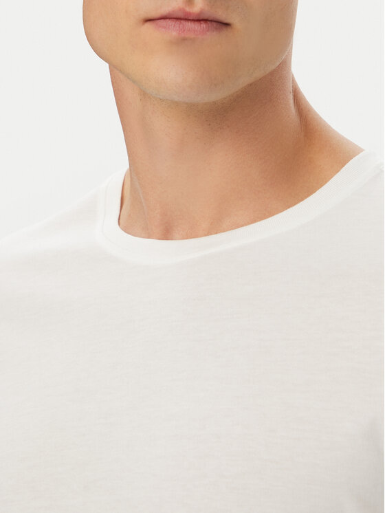 United Colors Of Benetton United Colors Of Benetton Тениска с дълъг ръкав 3U53J1F05 Бял Relaxed Fit