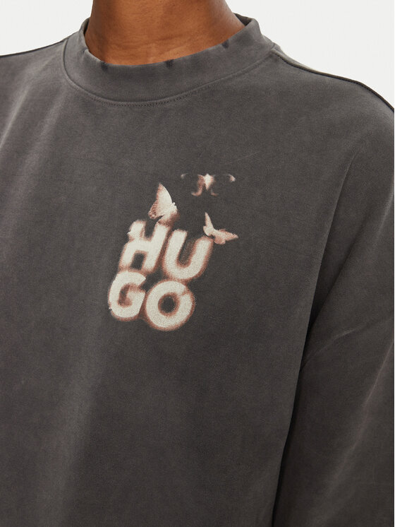 HUGO HUGO Kasdieninė suknelė 50530456 Pilka Relaxed Fit