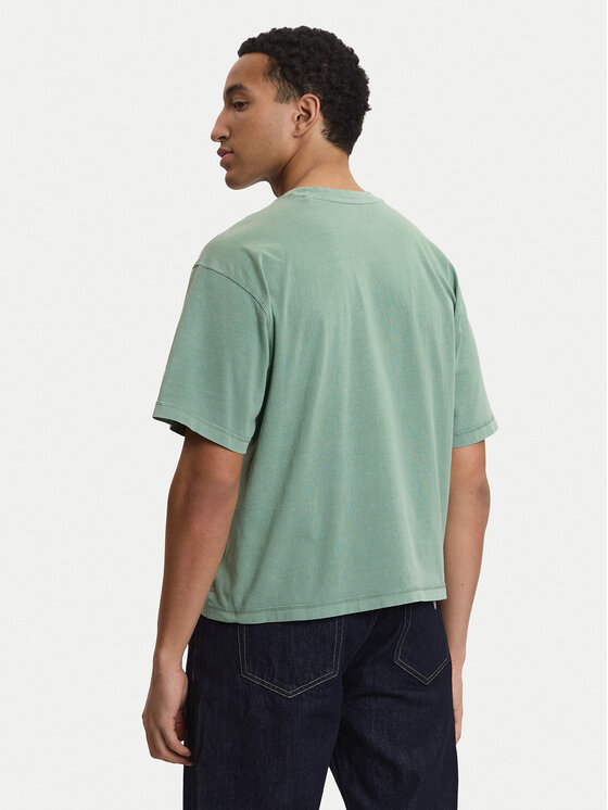 Guess Guess Póló M6GIB6 K8FQ4 Zöld Regular Fit