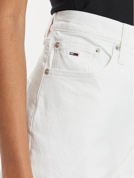 Tommy Jeans Tommy Jeans Jeans hlače Julie DW0DW17612 Bela Straight Fit