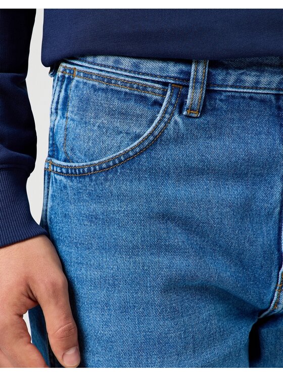 Wrangler Wrangler Jeansy FRONTIER Niebieski Regular Fit