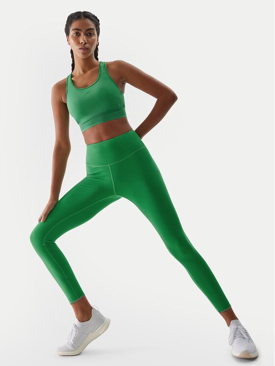 4F 4F Top 4FWSS24TFTSF705 Verde Slim Fit