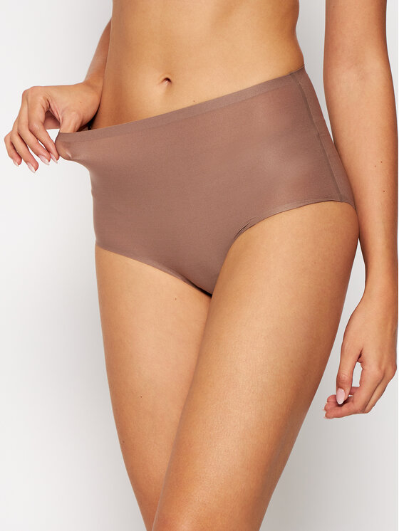 Chantelle Chantelle Klasične spodnje hlačke z visokim pasom Soft Stretch C26470 Rjava