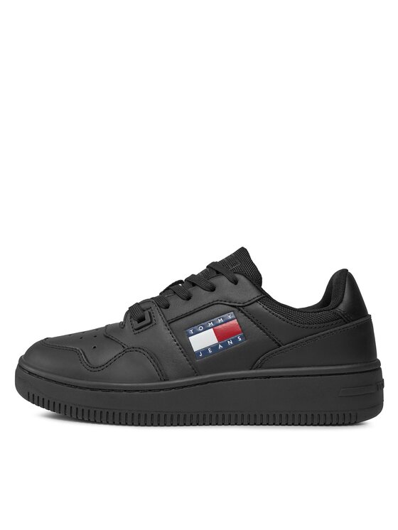 Tommy Jeans Tommy Jeans Sneakersy Tjw Retro Basket Ess EN0EN02505 Čierna