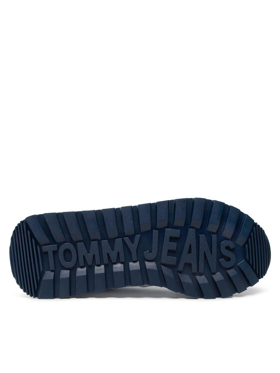 Tommy Jeans Tommy Jeans Sneakers Leather Runner EM0EM00898 Bianco