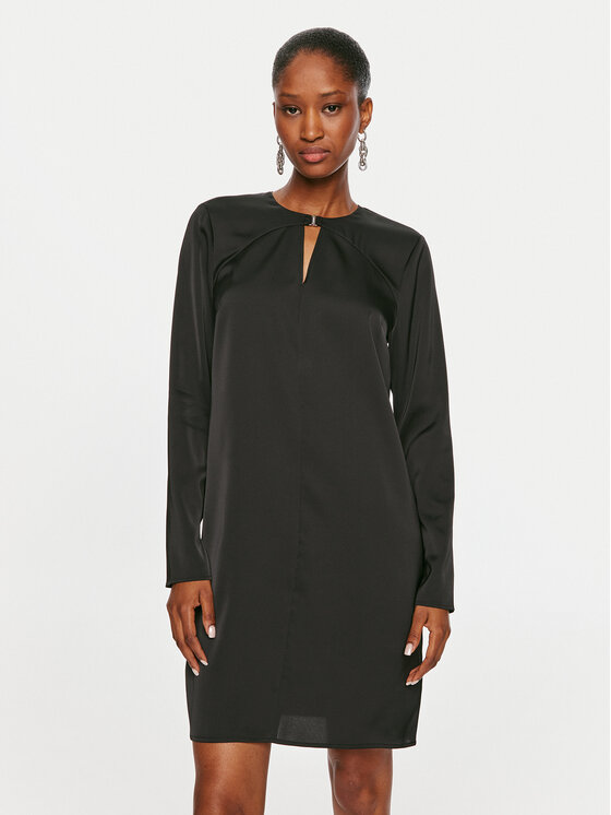 Női Hétköznapi ruha Calvin Klein, Méret: 40, Fekete, Lw Shiny K20K207995