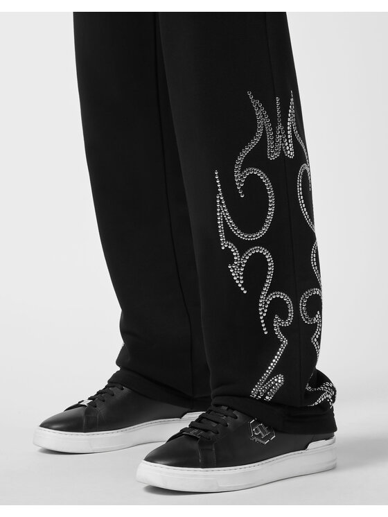 PHILIPP PLEIN PHILIPP PLEIN Spodnie dresowe 25995 Czarny Jogger Fit