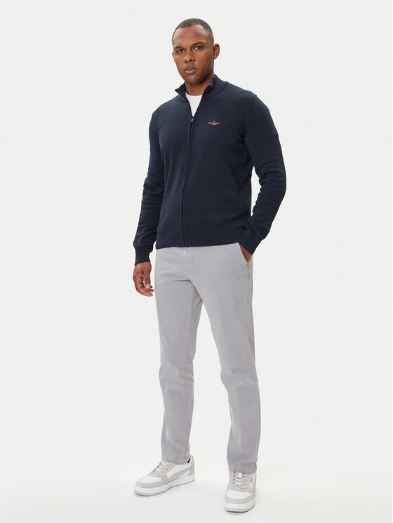 Aeronautica Militare Aeronautica Militare Kardigan 252MA1580UL00506 Tamnoplava Regular Fit