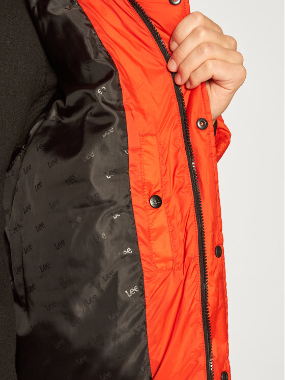 Lee Lee Kurtka zimowa Puffer L86NSZOL 112122746 Pomarańczowy Regular Fit