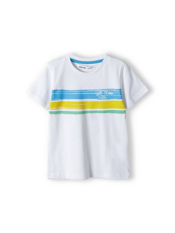 MINOTI MINOTI T-Shirt 13tee 34 Biały Regular Fit