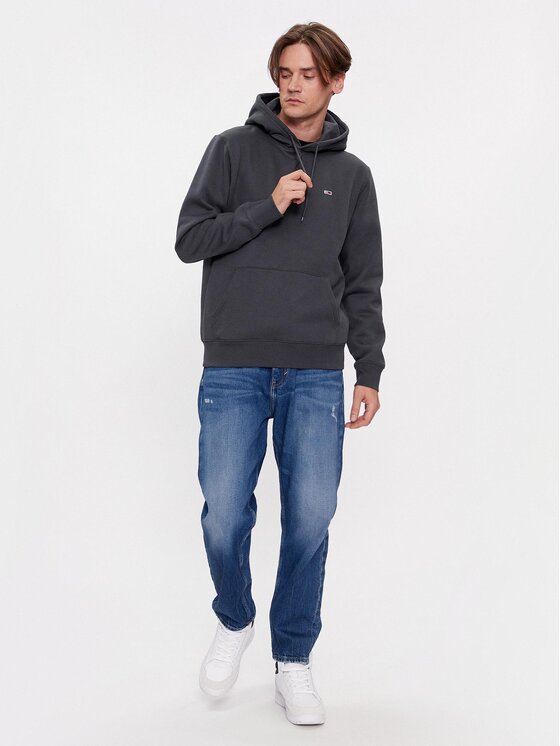 Tommy Jeans Tommy Jeans Majica dugih rukava DM0DM09593 Siva Regular Fit