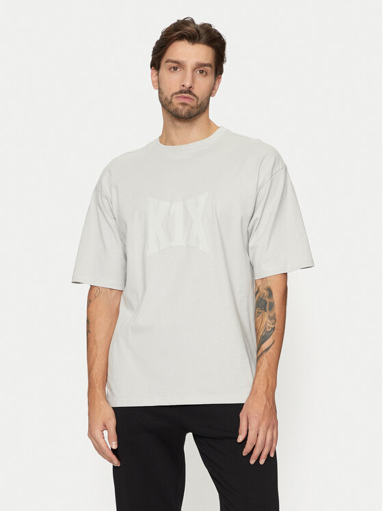 K1X T-krekls Tee 60690064 Pelēks Regular Fit