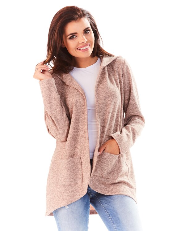 Awama Awama Cardigan A196 Rosa Basic Fit