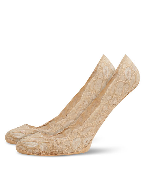 Jenny Fairy Jenny Fairy 3er-Set Damen Sneakersocken 4WB-004-SS24 Beige