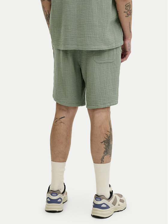 Jack & Jones Jack & Jones Completo camicia e pantaloncini Nantucket 12302220 Verde Relaxed Fit