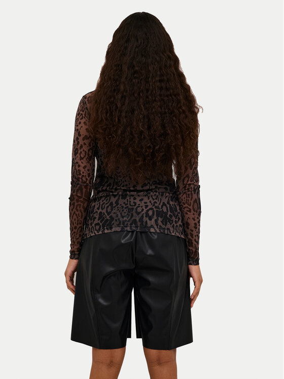 Kaffe Kaffe Bluzka Johanne 10507815 Czarny Slim Fit