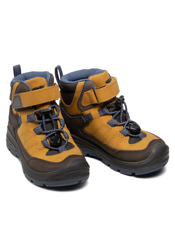 Keen Keen Pohodni čevlji Redwood Mid Wp 1023882 Rjava
