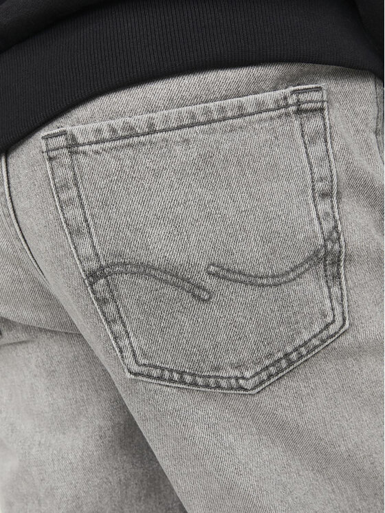 Jack & Jones Junior Jack & Jones Junior Jeansy Chris 12251577 Szary Relaxed Fit