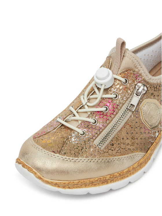 Rieker Rieker Sneakersy N42V1-92 Beżowy