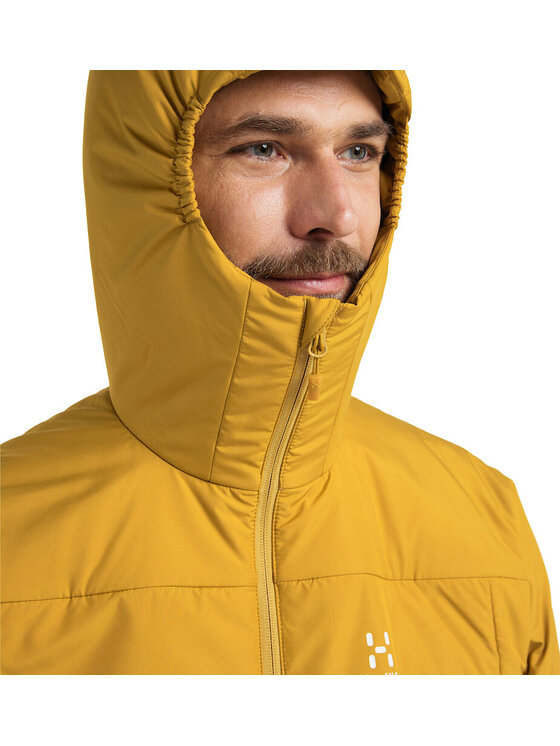 Haglöfs Haglöfs Kurtka zimowa Mimic Silver Hood Men Żółty Regular Fit