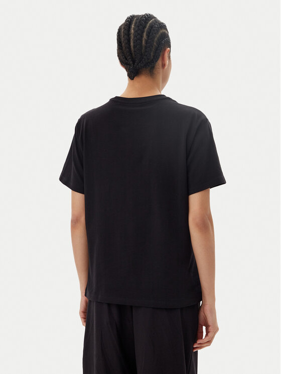 EA7 Emporio Armani EA7 Emporio Armani Тишърт 7W000028 AF10373 UC001 Черен Loose Fit