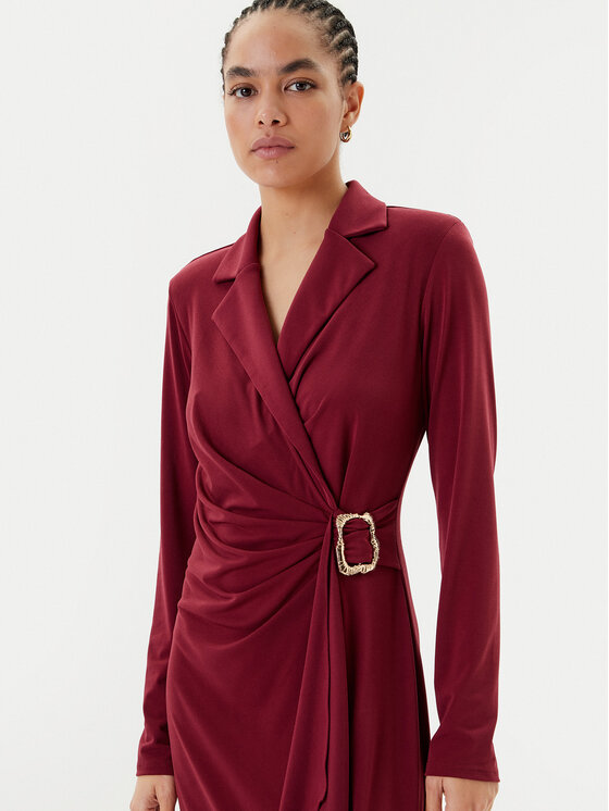 Joseph Ribkoff Joseph Ribkoff Koktel haljina 253145 Tamnocrvena Slim Fit