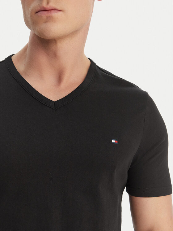 Tommy Hilfiger Tommy Hilfiger Marškinėlių komplektas UM0UM03865 Juoda Regular Fit