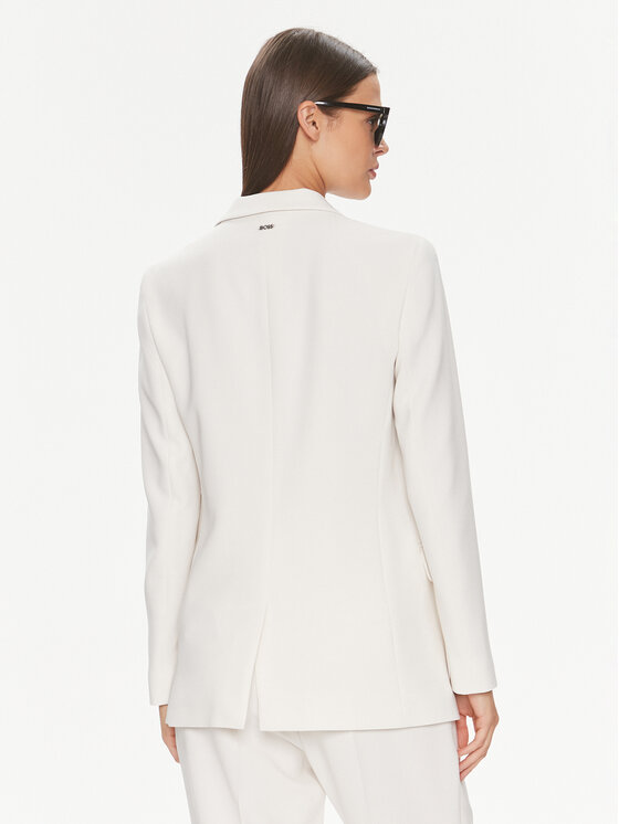 BOSS Boss Піджак Jocaluah 50490053 Écru Regular Fit