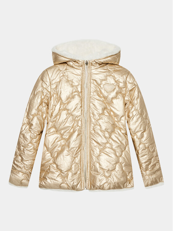 Guess Guess Kevad-sügis jope J3BL05 WEYO0 Kuldne Regular Fit
