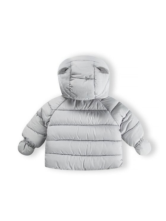 minoti minoti Kurtka zimowa 31BABYCOAT2 Szary jasny Regular Fit