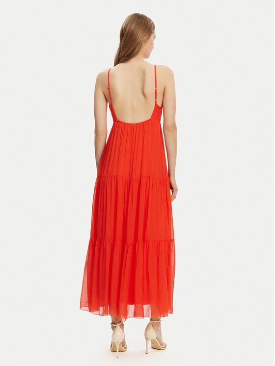 Haveone Haveone Sommerkleid AFF-N011 Orange Loose Fit