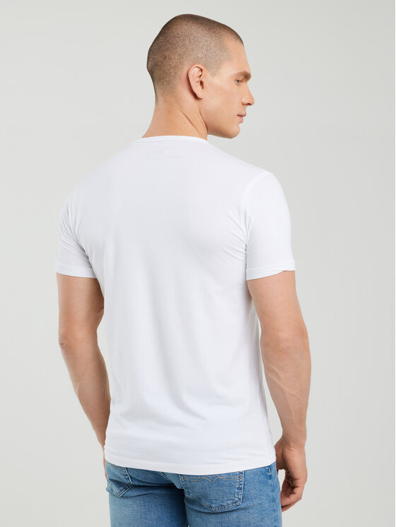BIG STAR BIG STAR T-Shirt SUPICLASSIC Biały Slim Fit