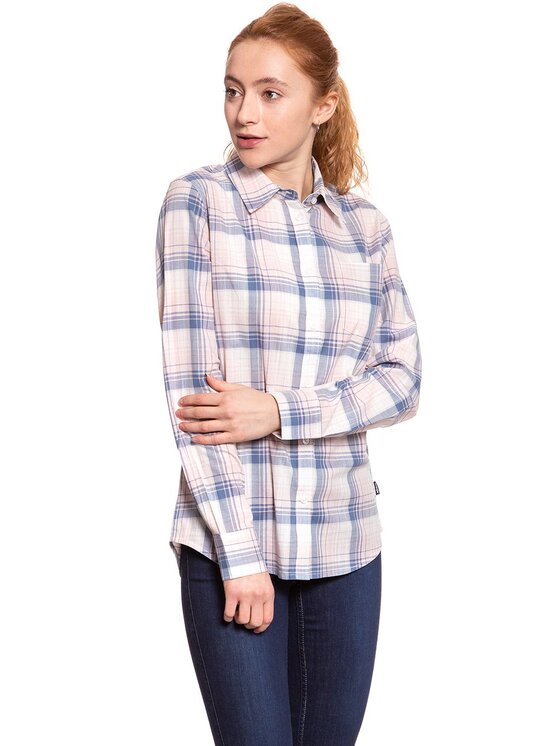 Wrangler Wrangler Koszula SHIRT Różowy Regular Fit