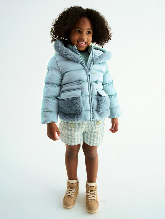 Abel & Lula Abel & Lula Giubbotto invernale 5849 Verde Regular Fit