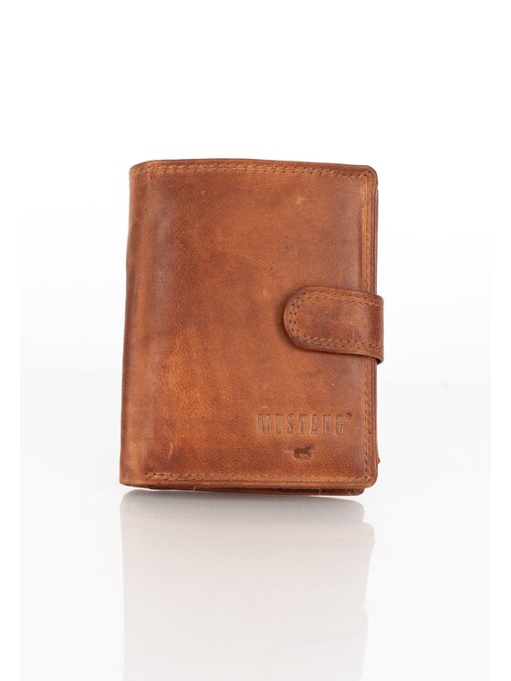 Mustang Mustang Portafoglio da uomo DENIMO HIGH WALLET Marrone