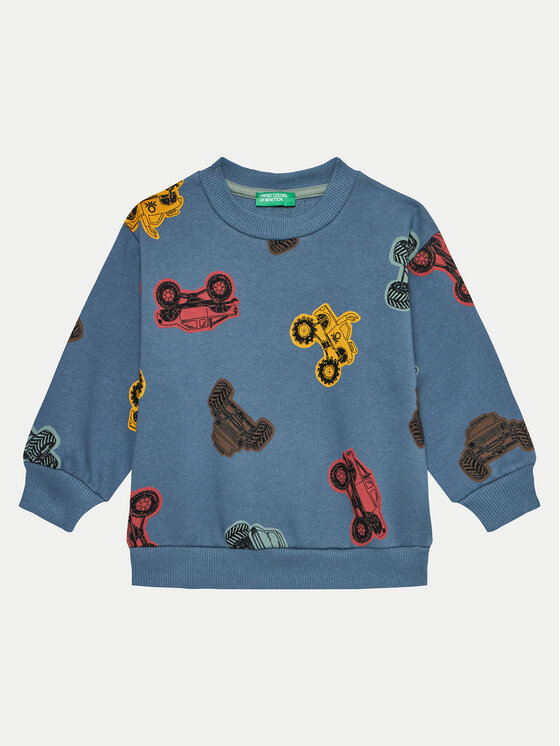 Chłopięca Bluza United Colors Of Benetton, Rozmiar 104, Niebieska, 3J4EG10GK