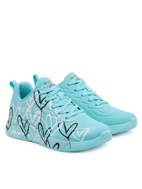 Skechers Skechers Снікерcи Uno Lite - Heart of Hearts 177977/TURQ Бірюзовий