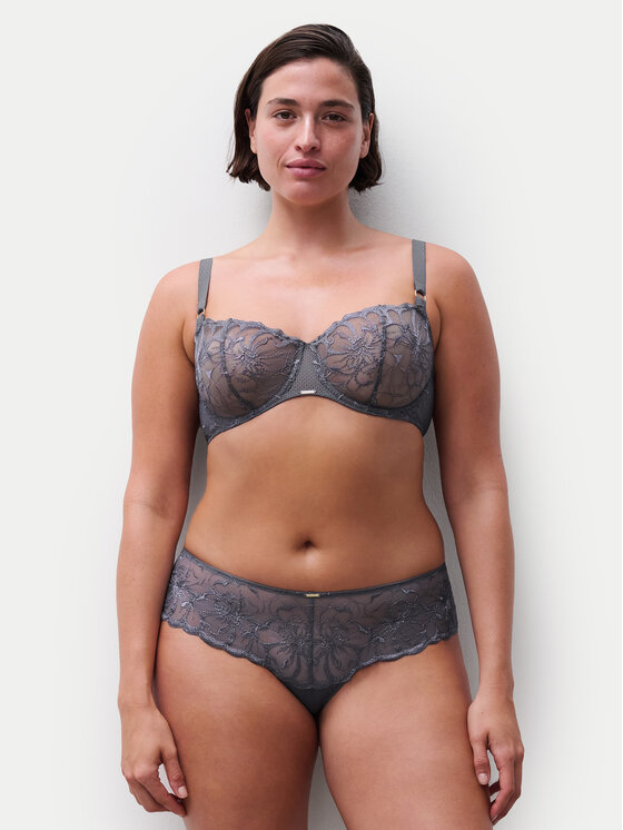 Chantelle Chantelle Сутиен балконет Fleurs C12M50 Сив